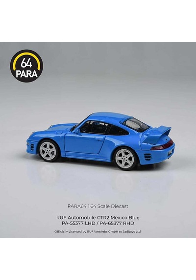 Para64 Porsche Ruf 1995 Ctr2 Mexico Blue Pa-55377 Çok Renkli