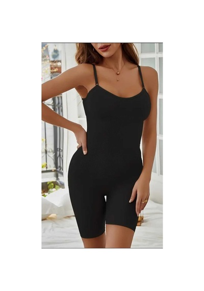 Fit Women 2 Beden Bel Ve Basen Tam Boy Tüm Vücut Korsesi Seamless 9050 Siyah