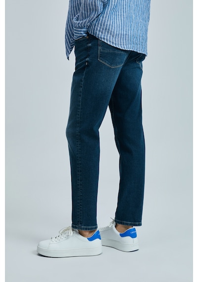 Lufian Fredıc Smart Jean Erkek Pantolon Slim Fit Mavi Mavi 111200198100300 Mavi