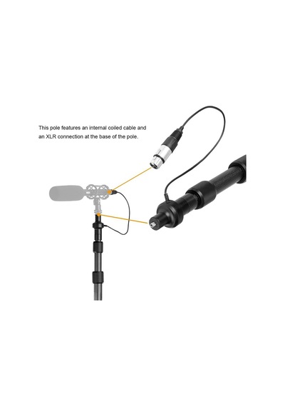 Boya By-Pb25 Karbon Fiber Mikrofon Sopa Boom  Pole