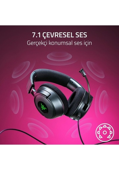 Razer Kraken V4 X Kablolu Pc Oyuncu Kulaklığı