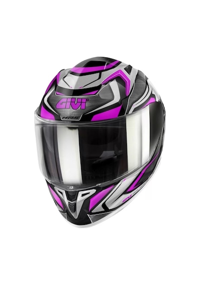 Givi 50.9 Atomic Lady Titanium - Gri - Pembe Kask