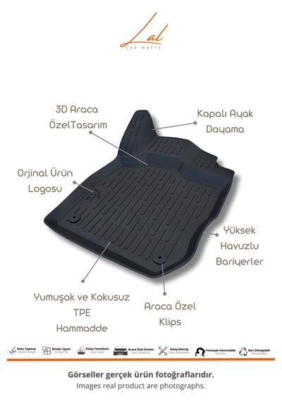 Cupra Formentor 3d Havuzlu Paspas Üst Kademe Bagaj Havuzu Seti