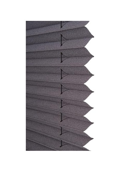 Yapıştırmalı Antrasit Gri Plise Perde, 65g X 200y Cm Ölçülerinde 11