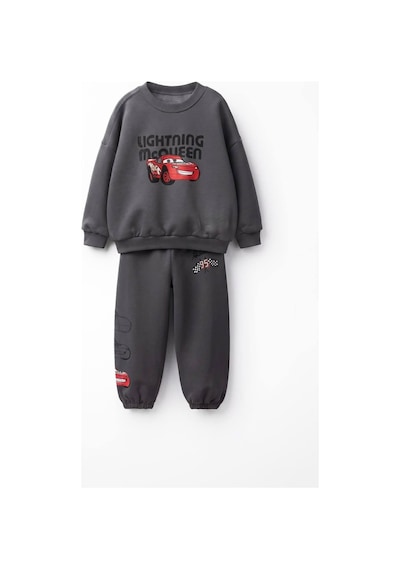 Poala Kids Mcqueen Baskılı Eşofman Takımı Gri