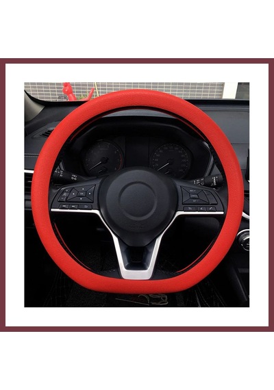 Storeşahin Silikon Direksiyon Kılıfı Kırmızı Shn0720