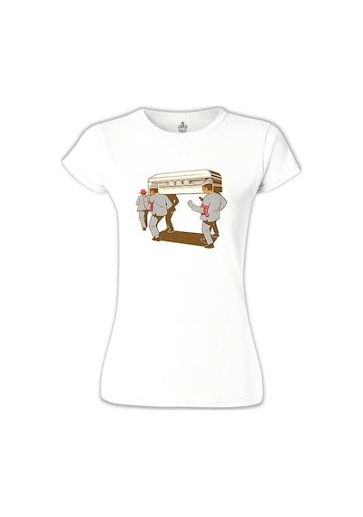 Stay At Home - Dance Iı Beyaz Kadın Tshirt 001