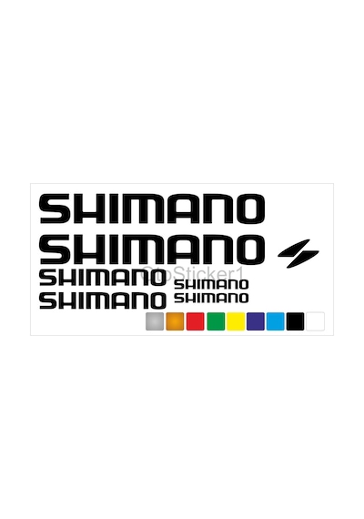 Shimano Bisiklet Kadro Sticker Seti Premium Kalite