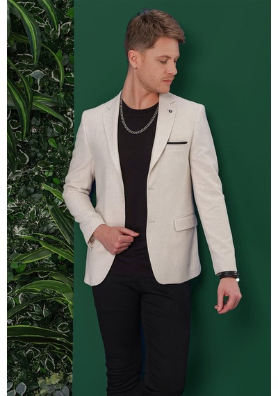 Efor C 635 Slim Fit Kemik Spor Ceket Kemik