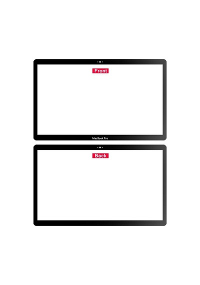 Apple Uyumlu MacBook Pro İle 13inc A1278 Öncam/ekran Camı
