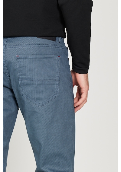 AC&Co / Altınyıldız Classics Erkek Indıgo Slim Fit Dar Kesim 5 Cepli Desenli Pamuklu Pantolon İndigo AC&Co / Altınyıldız Classics Erkek Indıgo Slim Fit Dar Kesim 5 Cepli Desenli Pamuklu Pantolon İndigo