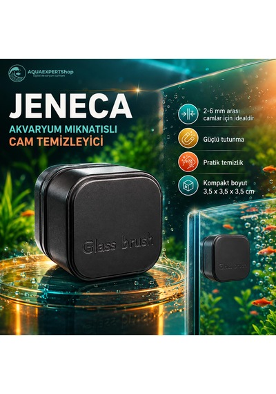Akvaryum Mıknatıslı Cam Temizleyici - 2-6 Mm Arası Akvaryum Camları İçin Etkili Temizlik - Güçlü Tutunma