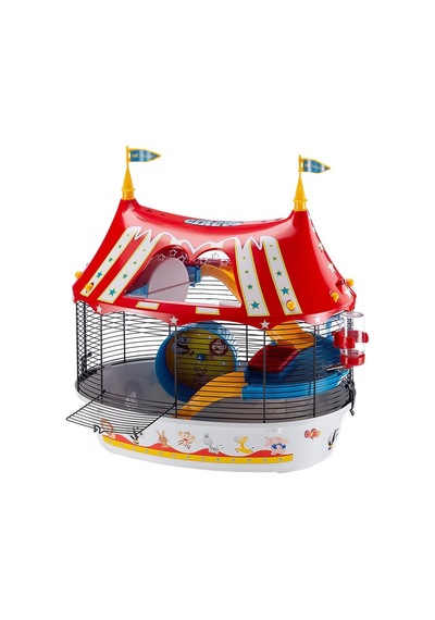 57922799 Hamsterheim Üç Katlı, Ölçüler: 49,5 X 34 X Y 42,5 Cm, Siyah