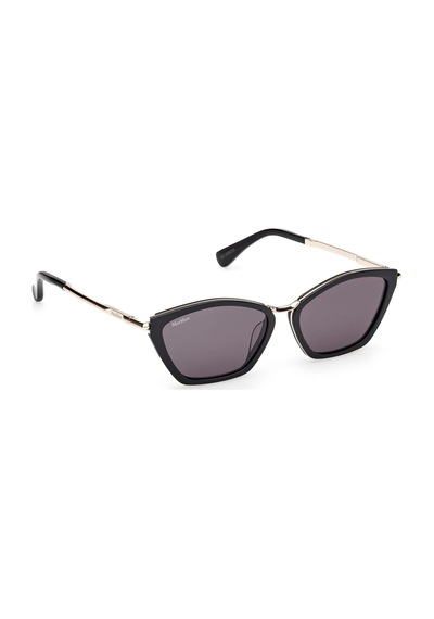 Maxmara Mm0162s 01a 54 Kadın Güneş Gözlüğü Altın - Siyah