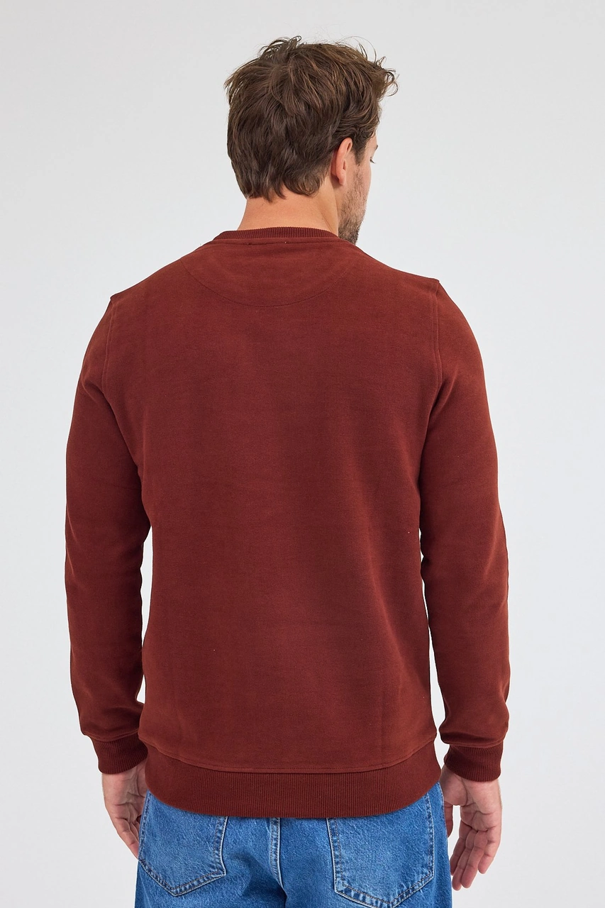 İmza Kiremit Uzun Kol Bisiklet Yaka Düz Pamuklu Comfort Fit Sweatshirt 1013255150 Kiremit İmza Kiremit Uzun Kol Bisiklet Yaka Düz Pamuklu Comfort Fit Sweatshirt 1013255150 Kiremit
