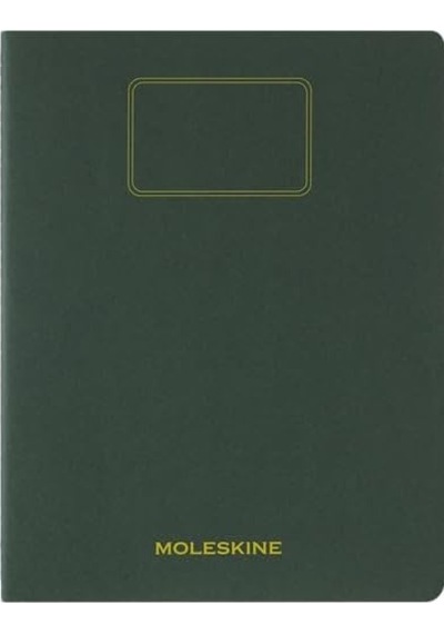 Moleskine Student Cahier Not Defteri 2&apos Li Set Çizgisiz Xxl Boy Mersin Yeşili 103 Ivory