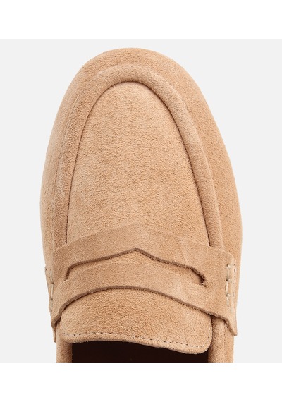 Hotiç Kadın Süet Deri Pudra Yumuşak Dokulu Klasik Loafer 01ayh322270a700 01ayh322270a700 Bej