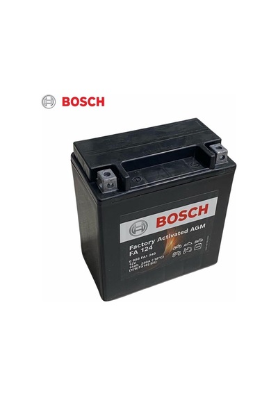 Bosch 12v 14 Ah Motosiklet Aküsü Agm 230 A En 150 87 161 Fa 124 Ytx16-bs Btx16-bs Ters