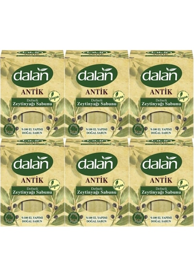 Dalan Antik Zeytinyağlı Defne Sabunu 900 Gr X 6 Paket