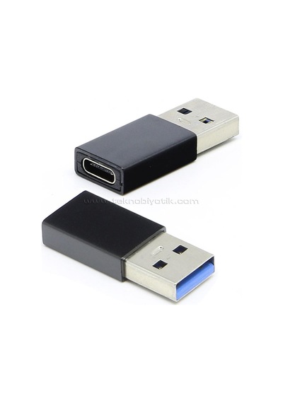 Dark Usb 3.0 Type A Erkek - Usb 3.1 Type C Dişi Dönüştürücü (Dk-A