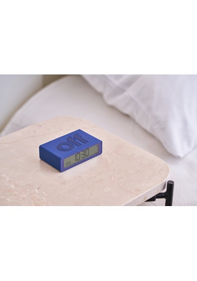 Lexon Flip Mini Şarj Edilebilir Alarm Saat Lacivert