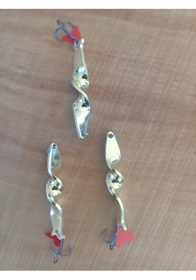 3 Adet Lrf Avı 14 Gr Kaşık Sert Balıkçılık Yemi Metal 360 Derece Dönen Gövde 0