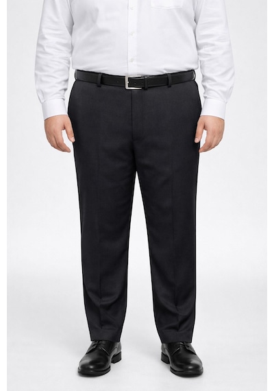 Classics Men Caserta Büyük Beden Erkek Kumaş Pantolon - 7560 Siyah