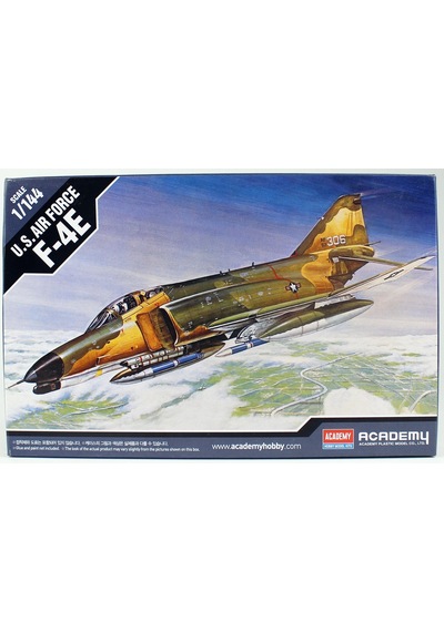 Academy 12605 1/144 Ölçek, U.s. Air Force F-4e Savaş Uçağı, Plastik Model Kiti-55931