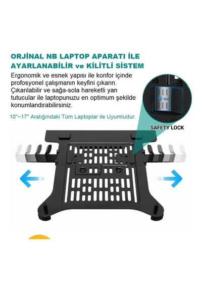 Nb North Bayou Fp-2 Vesa Montaj Laptop Standı