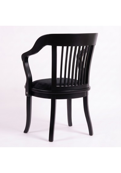Throne Ahşap Yemek Sandalyesi Siyah