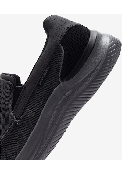 Skechers Hasting - Fielden Erkek Siyah Günlük Ayakkabı 205066 Blk Siyah