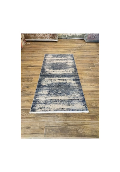 Vivid 4106 Gri-krem-lacivert Halı Çok Renkli