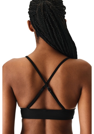 Penti Siyah Montana Push Up Destekli Bralet Bikini Üstü