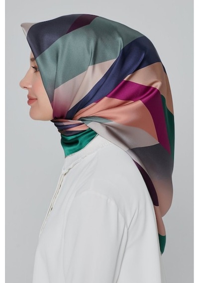 Armine Özel Nostalji Serisi Twill İpek Eşarp Modelleri 8424D-82