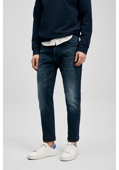 Lufian Benedıc Smart Jean Erkek Pantolon Slim Fit Koyu Lacivert Koyu Lacivert 111200222100210