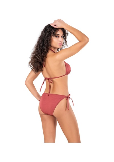 Endeep Kadın Aksesuarlı Üçgen Bikini Takımı Çok Renkli