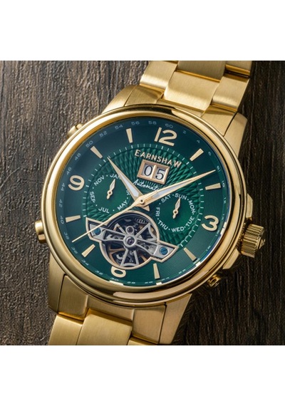 Earnshaw Es-8177-88 Erkek Kol Saati Altın
