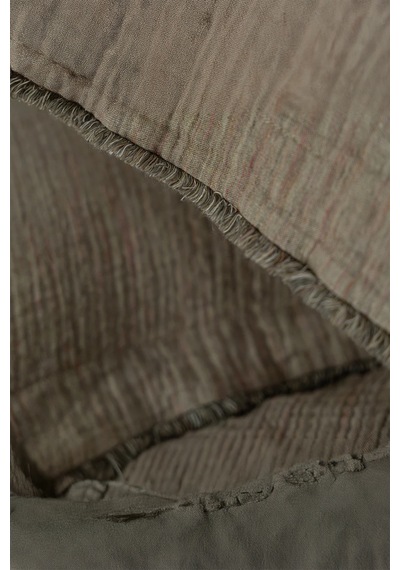Ecocotton Muna Yeşil/koyu Yeşil %100 Organik Pamuk Çift Kişilik Yatak Örtüsü Yeşil