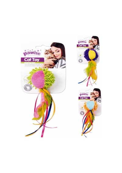 Pawise - 219 - Kumaş Oyuncak Meow Meow Life-ball - Csmo-tex - With Tail