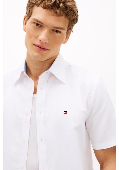 Tommy Hilfiger Erkek Gömlek Mw0mw42450 Beyaz