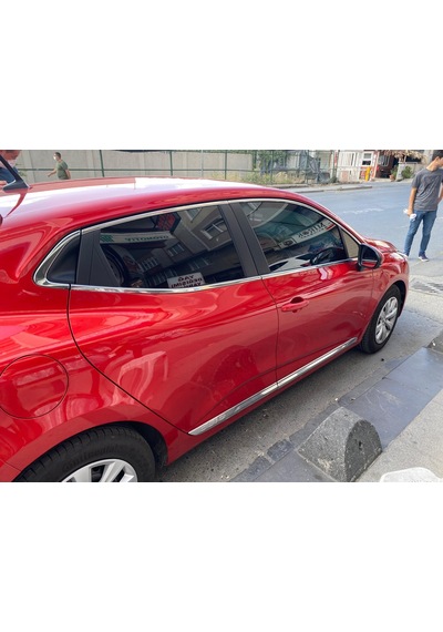 Renault Clio 5 Hb Cam Çerçevesi Krom 12 Prç 2019 Snr