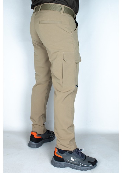 Nikbin Tactical Outdoor Taktik Pantolon Esnek Ürün Şık Tasarım- Bej Rengi Yazlık Bej