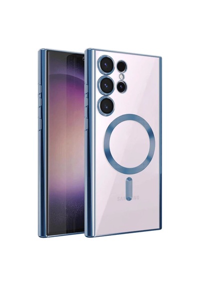 Galaxy S24 Ultra Kılıf Kross Magneticsafe Kapak - Sierra Blue