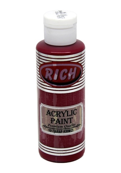 Rich Akrilik Boya 120 Cc Şarap Kırmızı N11.2450