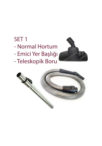 Arçelik Uyumlu S 7510 Elektrikli Süpürge Hortumu Başlıkğı Fırçası Borusu
