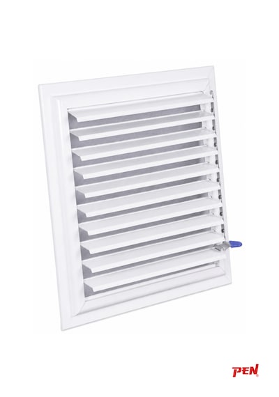 Alüminyum Banyo Wc Havalandırma Menfezi 48x48 Beyaz Seri