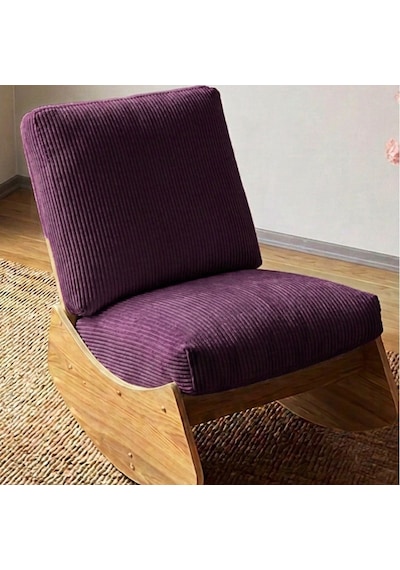 Comfort Sallanır Koltuk Tv Koltuğu Sallanan Berjer Sandalye Mor