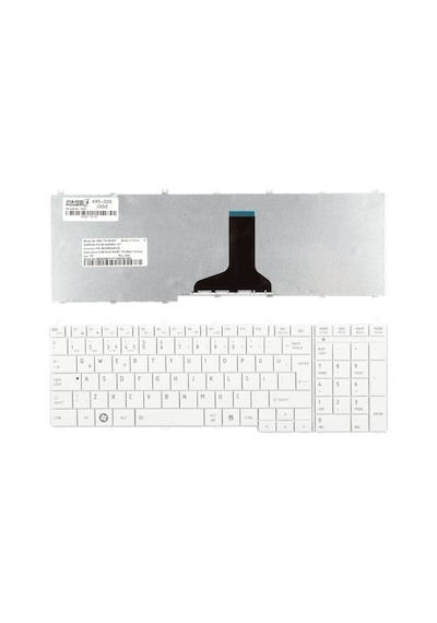 Toshiba Uyumlu Satellite L655-1D2, L655-1D3 Notebook Klavye (Beyaz TR) (Pars Power) Beyaz 671423