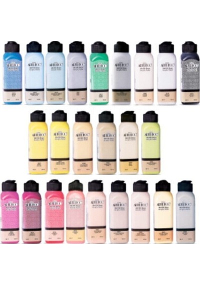 Akrilik Boya Başlangıç Seti 24x140ml Karışık 24 Renk