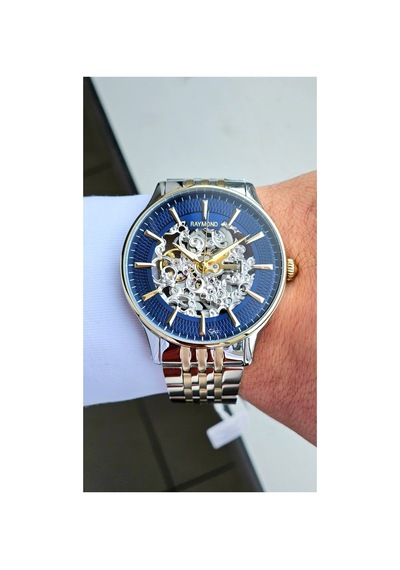 Skeleton G31275 - Özel Seri - Otomatik Erkek Kol Saati - İskelet Model - Ipgbl Lacivert